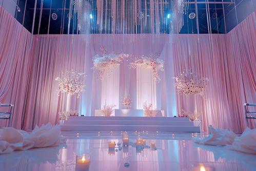 婚礼舞台布置图片大全,梦幻婚礼舞台布置灵感集锦