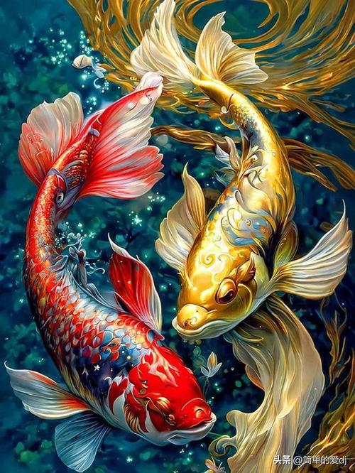 锦鲤鱼图片,探寻水中贵族的优雅与魅力