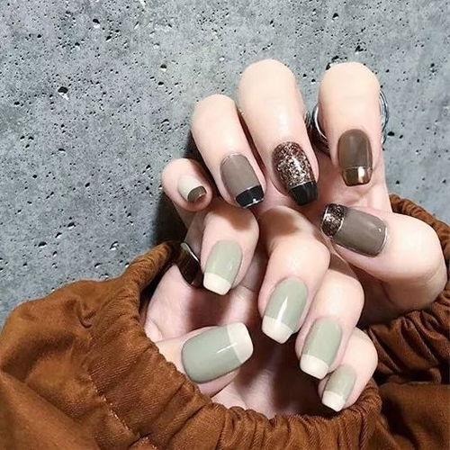 exo美甲图片大全