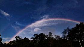雨后彩虹的视频,大自然的绚丽画卷