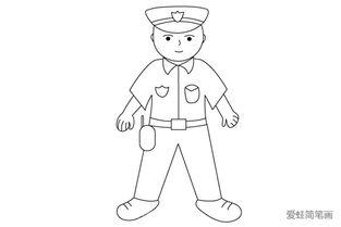 警察的画法及图片,从画作到现实